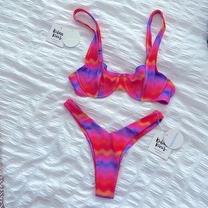 Kulani Kini underwire bikini and Y thong bottom